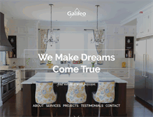 Tablet Screenshot of galileoconstruction.ca
